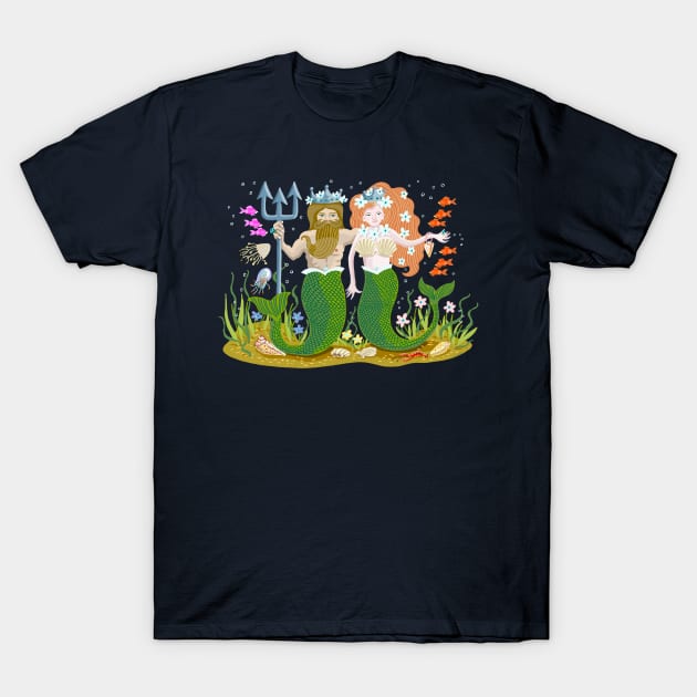 Neptune Nuptials T-Shirt by BullShirtCo